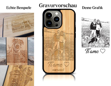 INDIVIDUEL iPhone 15 Pro bambou plastique